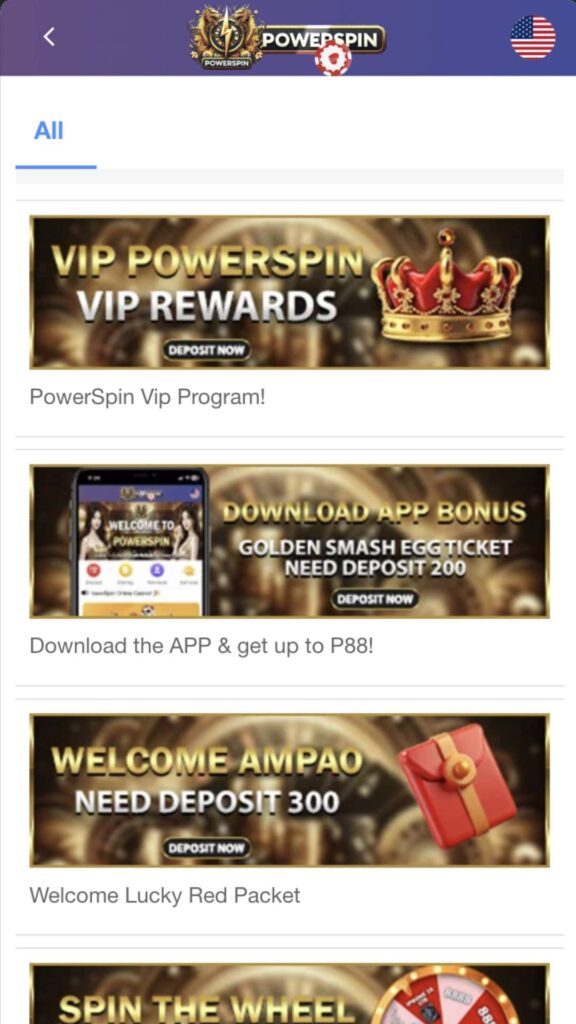 POWERSPIN777 Casino App Preview - Promotions